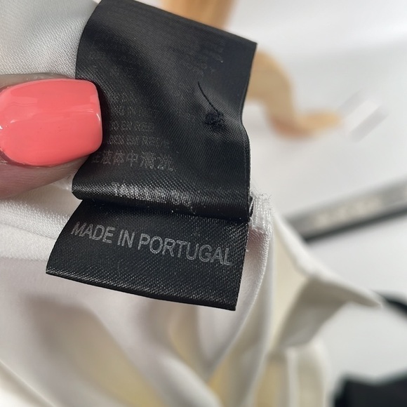 COP Copine blouse lace detail collared full button back academia preppy sz sm - Picture 5 of 10